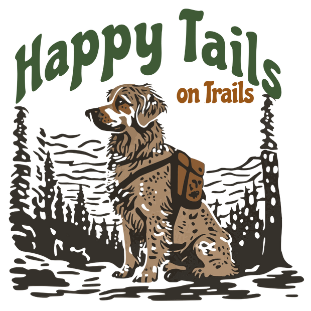 Sticker - Happy Tails on Trails