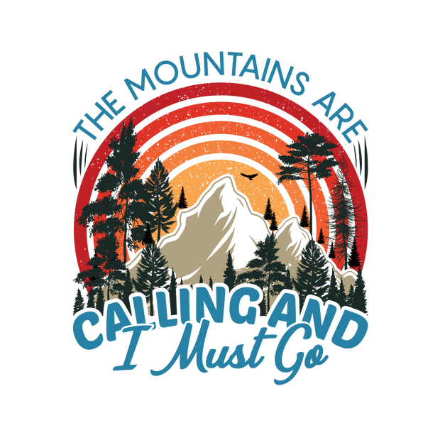 Sticker - Mountains are calling