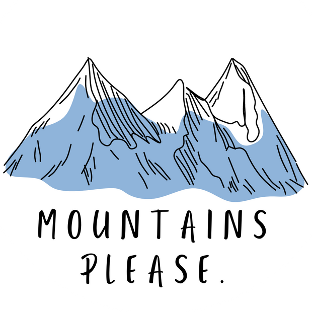 Sticker - Mountains Please