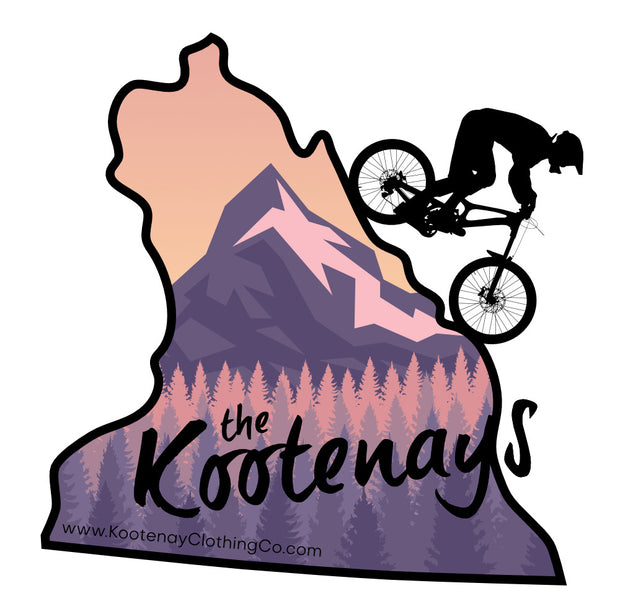 Sticker - Kootenays Biker